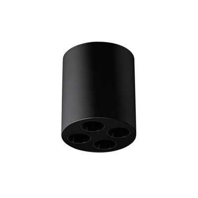 Luminosa Lighting Luminosa Zoe Round Minimalistic Surface Mounted Downlight Black - image 1