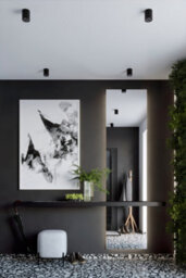 Luminosa Lighting Luminosa Zoe Round Minimalistic Surface Mounted Downlight Black - thumbnail 8