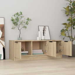 Walplus Tv Cabinet Sonoma Oak 102X35X36.5 Cm Engineered Wood - thumbnail 3