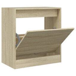 Berkfield Shoe Cabinet Sonoma Oak 60X34X63.5 Cm Engineered Wood - thumbnail 2