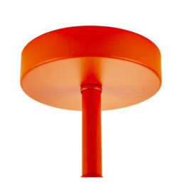 Happy Homewares Traditional Matte Orange Ceiling Light Fitting To Hold Lamp Shades - thumbnail 4
