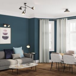 GoodHome Yarra Modern Matt Metal Black 3 Lamp Led Ceiling Light - thumbnail 6