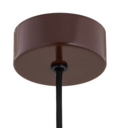 Luminosa Lighting Luminosa Piava Dome Pendant Ceiling Light White-Brown (Marble Colour), Chocolate Brown - thumbnail 4