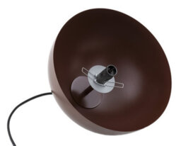 Luminosa Lighting Luminosa Piava Dome Pendant Ceiling Light White-Brown (Marble Colour), Chocolate Brown - thumbnail 5