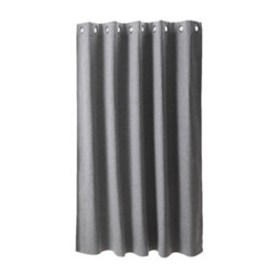 Living And Home Light Gray 2-Piece Blackout Double-Sided Linen/linen Faux Linen Curtains, 117Cm X 183Cm - thumbnail 3