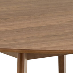 Furniture To Go Roxby Round Dining Table In Walnut 140X76Cm - thumbnail 6