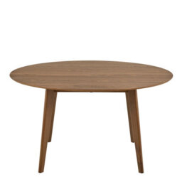 Furniture To Go Roxby Round Dining Table In Walnut 140X76Cm - thumbnail 2