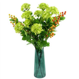 Leaf 70Cm Artificial Orange Berry Spray - thumbnail 4