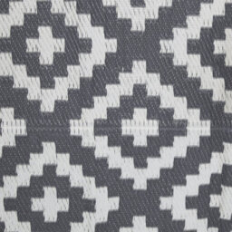 Charles Bentley Diamond Pattern Lightweight Waterproof Indoor/patio Medium Rug - thumbnail 5