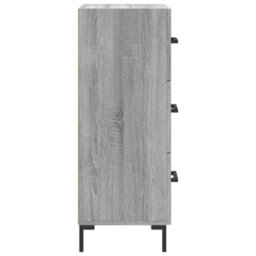 Berkfield Sideboard Grey Sonoma 34.5X34X90 Cm Engineered Wood - thumbnail 7