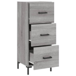 Berkfield Sideboard Grey Sonoma 34.5X34X90 Cm Engineered Wood - thumbnail 5
