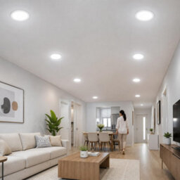 Led Recessed Ceiling Lights 24W 5 Pack Cool White 6400K Adjustable Flush Mount Panel Lamp Ultra Slim Spotlight For Bathroom - thumbnail 8