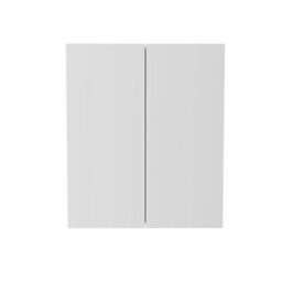 Nes Home Anthracite 600mm Bathroom Mirror Cabinet With Shelf Storage - thumbnail 5