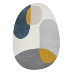 RugsX Carpet Fusion 5706 White Light Grey Gold Shape - Geometric, Modern, Abstract, 200X290 Cm - thumbnail 4