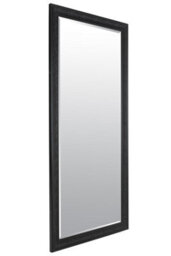 Mirroroutlet Langton Black Shabby Chic Full Length Leaner Wall Mirror 160 X 73 Cm - thumbnail 3