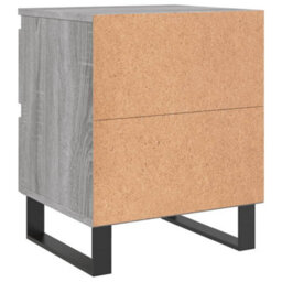 Berkfield Bedside Cabinet Grey Sonoma 40X35X50 Cm Engineered Wood - thumbnail 8