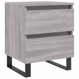 Berkfield Bedside Cabinet Grey Sonoma 40X35X50 Cm Engineered Wood - thumbnail 2