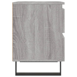 Berkfield Bedside Cabinet Grey Sonoma 40X35X50 Cm Engineered Wood - thumbnail 7