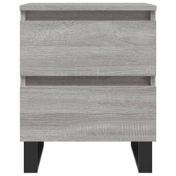 Berkfield Bedside Cabinet Grey Sonoma 40X35X50 Cm Engineered Wood - thumbnail 5