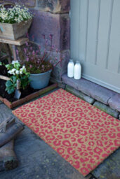Artsy Doormats Pink Leopard Print Doormat (90 X 60Cm) - thumbnail 3