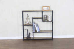 Celino 5 Tier Bookcase Bookshelf Shelving Display Storage Unit Furniture Living Room Home Office 85X18X85 Cm - thumbnail 3