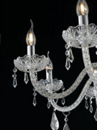 Luminosa Lighting Luminosa Incanto 8 Light Chandeliers Chrome, Crystal 83X79Cm - thumbnail 3