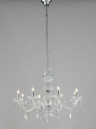 Luminosa Lighting Luminosa Incanto 8 Light Chandeliers Chrome, Crystal 83X79Cm - thumbnail 1