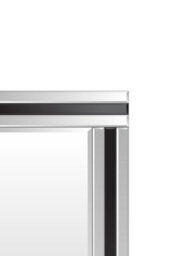 Mirroroutlet Dalton Black All Glass Dress Mirror 120 X 40 Cm - thumbnail 4