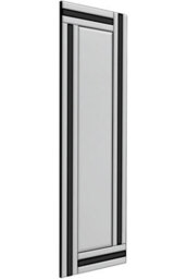 Mirroroutlet Dalton Black All Glass Dress Mirror 120 X 40 Cm - thumbnail 5