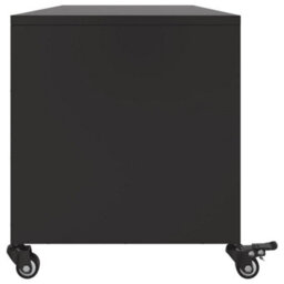 Berkfield Tv Cabinet Black 100.5X39X43.5 Cm Steel - thumbnail 7