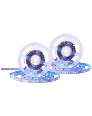 Wyld And Coco Kikori 5M Multicolour Led Strip Lights Set Of 2 With Remote Control, 16 Colours And 4 Dynamic Modes - image 1