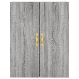 Berkfield Highboard Grey Sonoma 69.5X34X180 Cm Engineered Wood - thumbnail 6
