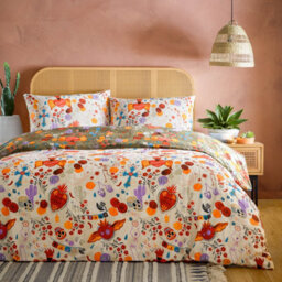 Furn. La Vida Festive Reversible Duvet Set, King, Multicolour - thumbnail 5