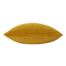 Furn. Cosmo Velvet Pom-Pom Feather Rich Cushion - thumbnail 2