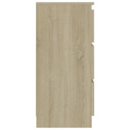 Berkfield Sturdy Sideboard Sonoma Oak 60X35X76 Cm Engineered Wood - thumbnail 5
