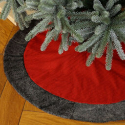 Dibor Red Nordic Xmas Christmas Tree Decoration Christmas Tree Skirt 90Cm - thumbnail 3