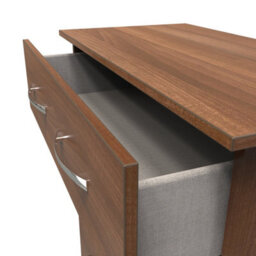 Hampshire 5 Drawer Chest Of Drawers In Noche Walnut (Ready Assembled) - thumbnail 5
