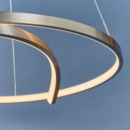 Anson Lighting Navarre Pendant Light Finished In Satin Nickel Plate And White Silicone - thumbnail 3