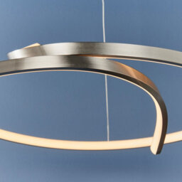 Anson Lighting Navarre Pendant Light Finished In Satin Nickel Plate And White Silicone - thumbnail 4