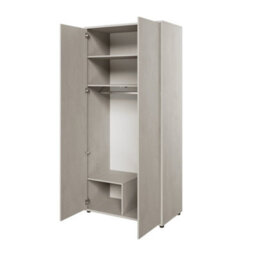 Arte Teen Flex 01 Hinged Wardrobe In Silk Flou - 1010mm X 2180mm X 550mm - Chic Space-Saving Design - thumbnail 2