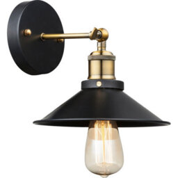 Luminosa Lighting Luminosa Lenius Dome Wall Lamp Brass-Coloured 1X E27 - thumbnail 1