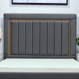 UKBEDFURNITURE Princess Steel Plush Valvet Upholstered Gas Lift Ottoman Storage Bed -  With 48 Inch Headboard - thumbnail 2
