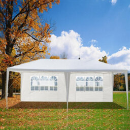 3X6M Large Garden Heavy Duty Gazebo Marquee Party Pe Tent Wedding Canopy White - thumbnail 5