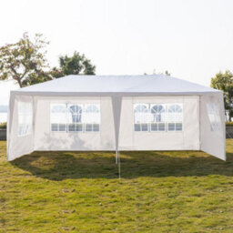 3X6M Large Garden Heavy Duty Gazebo Marquee Party Pe Tent Wedding Canopy White - thumbnail 3