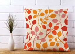 Warren Reed Designer Colorful Autumn Leaves Cushions 45Cm X 45Cm - thumbnail 2