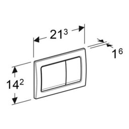 Geberit Alpha 1.12 Duofix Wc Frame Concealed Cistern Red Gold Bronze Plate Acoustic Mat 4 In 1 Set 458.039.00.2 + 115.055.qa.1 - thumbnail 7