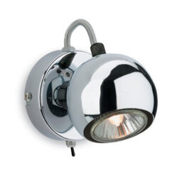Luminosa Lighting Luminosa Magnetic 1 Light Single Switched Spotlight Chrome, Gu10 - thumbnail 1