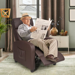 Gainoom Relax Armchair Tv Armchair Made Of Synthetic Leather & Foam Load Capacity Of 200 Kg