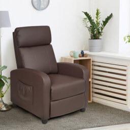 Gainoom Relax Armchair Tv Armchair Made Of Synthetic Leather & Foam Load Capacity Of 200 Kg - thumbnail 9