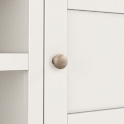 Farro Coconut White 180Cm Extra Large Tv Unit With Washed Oak Top - Fully Assembled By Roseland Furniture - thumbnail 9